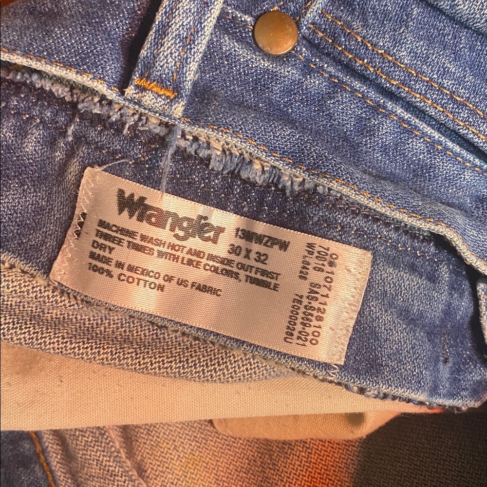 Wrangler Indigo Denim Pants
